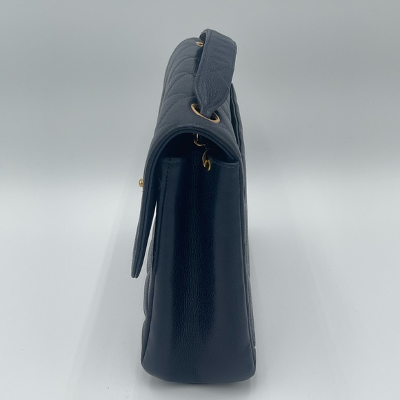 Chanel 1996 Classic Single Flap Square Medium Blue - Picture 5 of 16